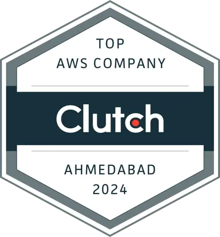 Clutch award: Top AWS Company, Ahmedabad, 2024