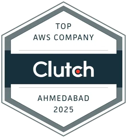 Clutch award: Top AWS Company, Ahmedabad, 2025