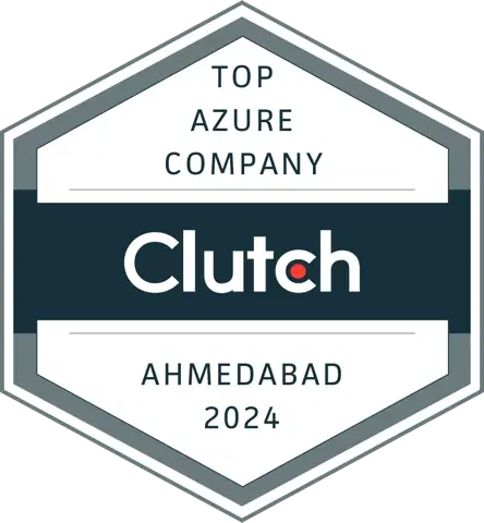 Clutch award: Top Azure Company, Ahmedabad, 2024